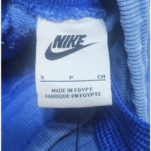 NEW NIKE HAVE A NIKE DAY FLAMES SWEATPANTS JOGGERS FLEECE BLUE MSRP $110 - S - Picture 5 of 5